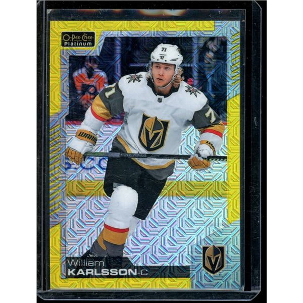 2020-21 O-Pee-Chee Platinum Yellow Traxx #95 William Karlsson 214/249