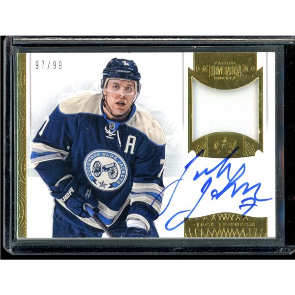 2013-14 Dominion Patches Autographs #APJK Jack Johnson 97/99