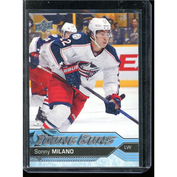 2016-17 Upper Deck #228 Sonny Milano YG RC