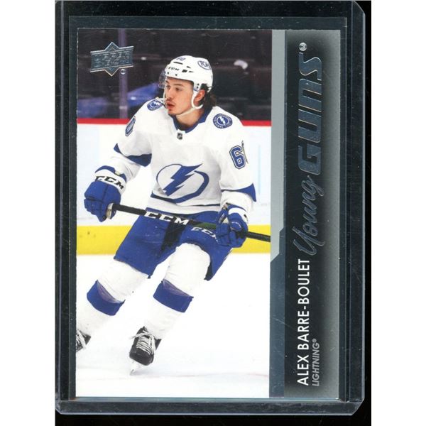 2021-22 Upper Deck #241 Alex Barre-Boulet YG RC