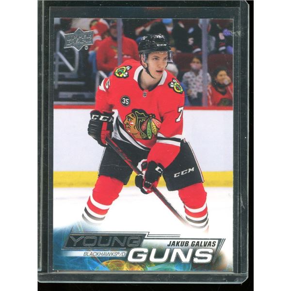 2022-23 Upper Deck #225 Jakub Galvas YG RC