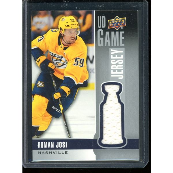 2019-20 Upper Deck Game Jerseys #GJRJ Roman Josi