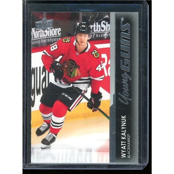 2021-22 Upper Deck #213 Wyatt Kalynuk YG RC
