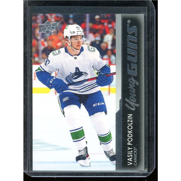 2021-22 Upper Deck #481 Vasily Podkolzin YG RC