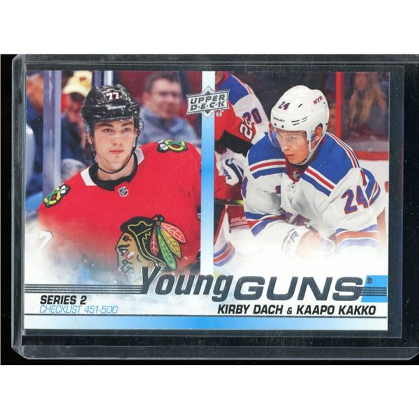 2019-20 Upper Deck #500 Kirby Dach/Kaapo Kakko YG CL