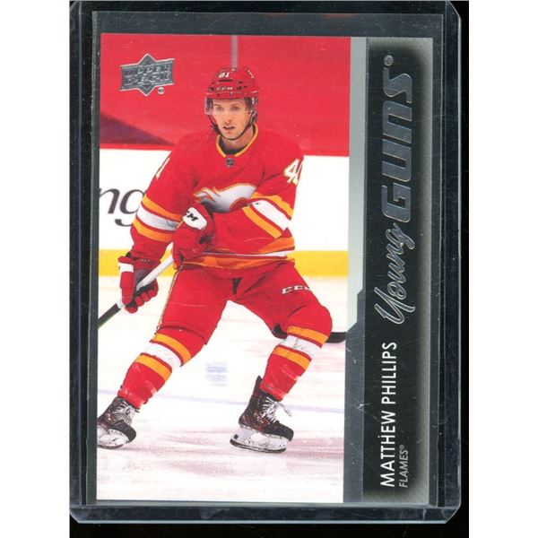 2021-22 Upper Deck #482 Matthew Phillips YG RC