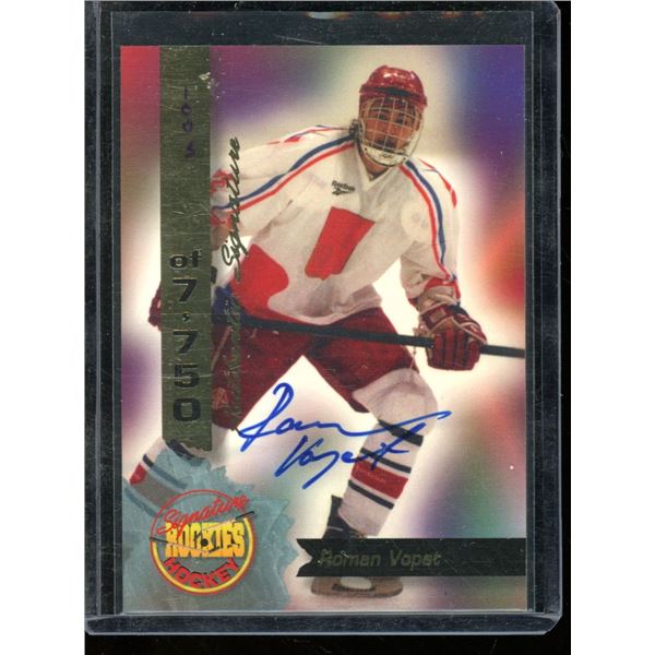 1995 Signature Rookies Signatures #2 Roman Vopat