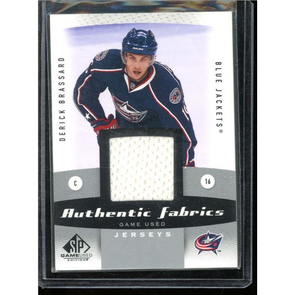 2010-11 SP Game Used Authentic Fabrics #AFDE Derick Brassard