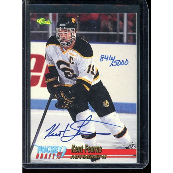 1995 Classic Autographs #5 Kent Fearns 846/5000