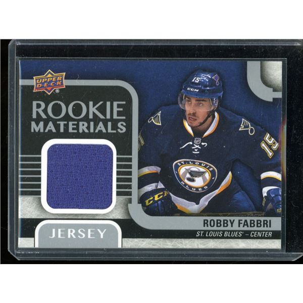 2015-16 Upper Deck Rookie Materials #RMRF Robby Fabbri