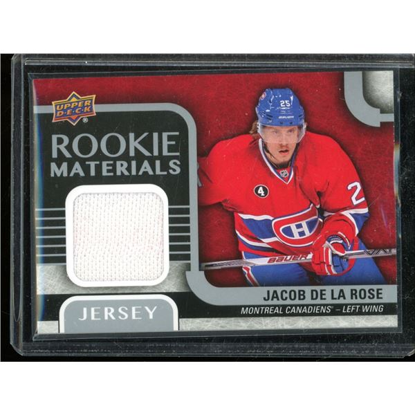 2015-16 Upper Deck Rookie Materials #RMJD Jacob de la Rose