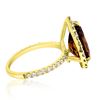 Image 2 : 4.59ct Natural TOURMALINE 14K Yellow Gold 4gm Ring