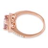 Image 2 : 1.33ct Morganite 14 K Rose Gold Ring