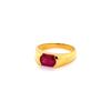 Image 5 : 2.31ct Ruby 18K YG 7.18gm Ring