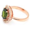 Image 2 : 2.9ct Chrome diopside 14 K Rose Gold Ring