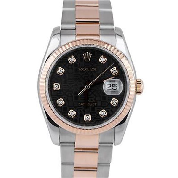 Rolex 36MM Datejust SS/RG Model # 126201