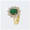 Image 2 : 1.08ct Natural Emerald 18K Yellow Gold Ring