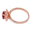 Image 2 : 1.16ct Pink Tourmaline 14 K Rose Gold Ring