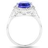 Image 2 : 3.62ct Tanzanite 14K White Gold Ring