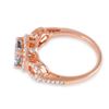 Image 2 : 0.91ct Aqua 14 K Rose Gold Ring