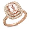 Image 1 : 2.13ct Morganite 14 K Rose Gold Ring