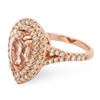 Image 2 : 2.55ct Morganite 14 K Rose Gold Ring