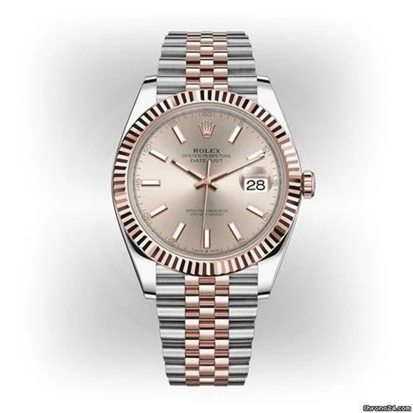 Rolex 41MM Datejust SS/RG Model # 126331