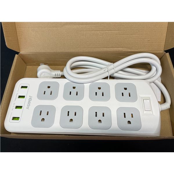 Lot of 1 Smart Multi-Outlet Power Bar Strip/Surge Protector w/ USB Charging Ports