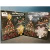 Image 1 : Lot of 2 LED Projector Christmas Tree Toppers