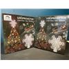 Image 1 : Lot of 2 LED Projector Christmas Tree Toppers