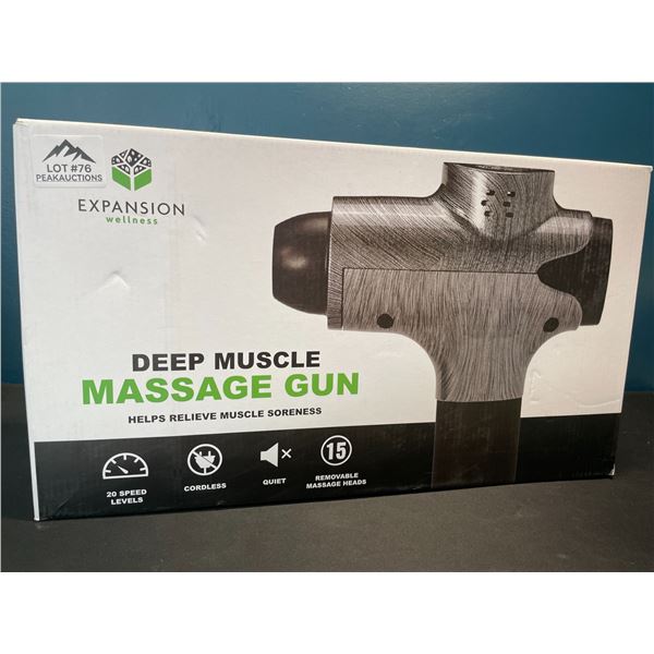 Lot of 1 Handheld Deep Tissue Massage Gun - Brand New!