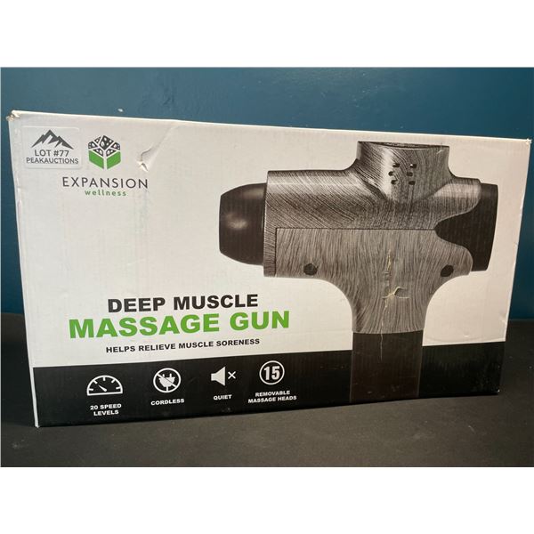 Lot of 1 Handheld Deep Tissue Massage Gun - Brand New!
