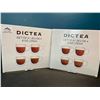 Image 1 : Lot of 2 Packs of Dictea Double Wall Coffee Mugs - 4 per box/8 total