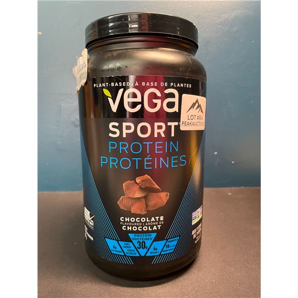 Lot of 1 Tub of Vega Sport Plant-Based Protein Powder - Chocolate