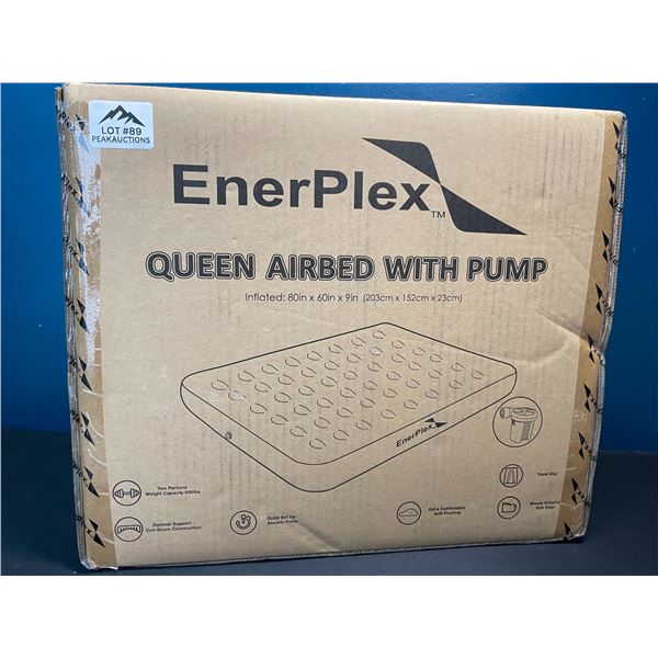 Lot of 1 EnerPlex Qeen Airbed with Electric Pump - Brand New Sealed!