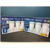 Image 1 : Lot of 2 Boxes of Pureline Water Pitcher Filters - 3 per pack