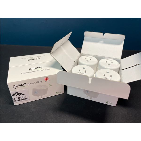 Lot of 2 Multi-Packs of WiFi Smart Plugs/Sockets - 4pcs per box!