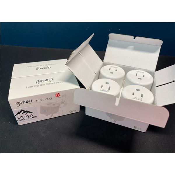 Lot of 2 Multi-Packs of WiFi Smart Plugs/Sockets - 4pcs per box!