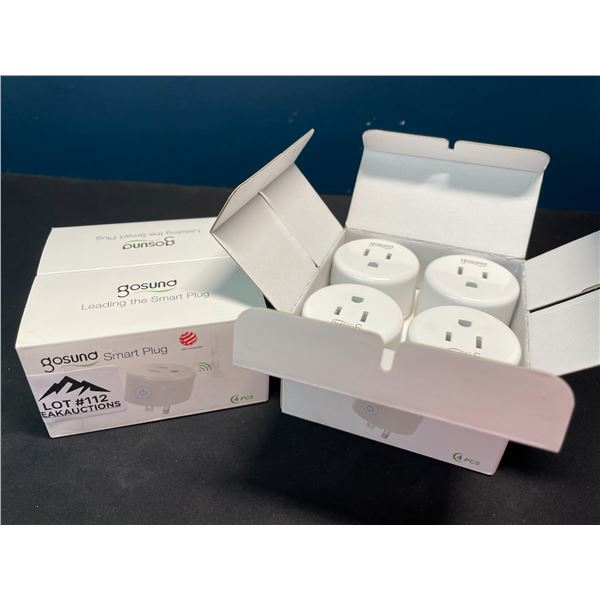 Lot of 2 Multi-Packs of WiFi Smart Plugs/Sockets - 4pcs per box!