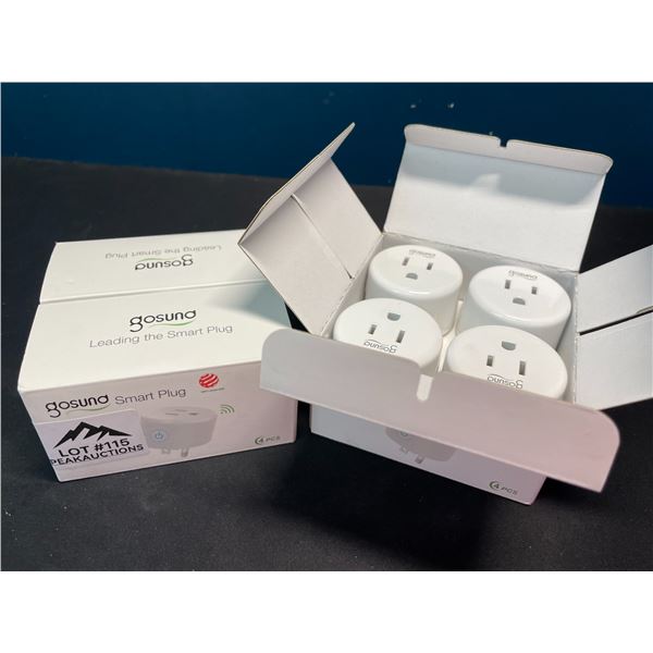 Lot of 2 Multi-Packs of WiFi Smart Plugs/Sockets - 4pcs per box!