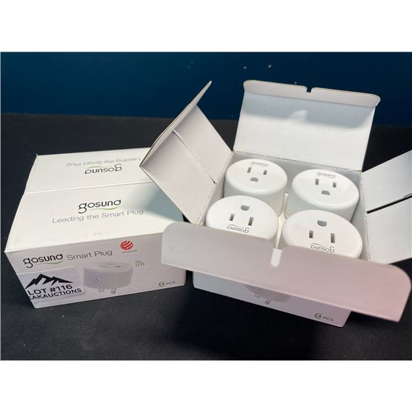 Lot of 2 Multi-Packs of WiFi Smart Plugs/Sockets - 4pcs per box!