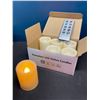 Image 1 : Lot of 2 Multi-Packs of Flameless LED Candles w/ Remote Control & Batteries; 6 per pack/12 total