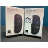 Image 1 : Lot of 2 Rechargeable Rainbow Backlit Wireless Mice