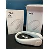 Image 1 : Lot of 2 Wearable Rechargeable Neck Cooling Fans