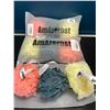 Image 1 : Lot of 3 Multi-Packs of Shower/Bath Loofah Sponges/Poufs for Cleaning - 3 per pack/9 total