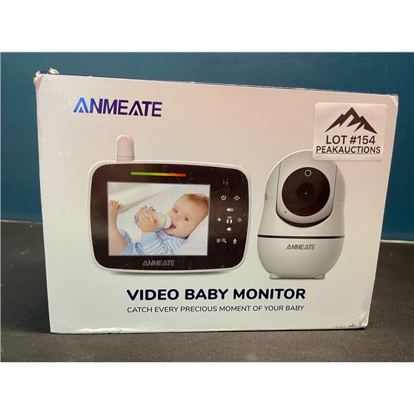 Lot of 1 Anmeate Video Baby Monitor - Non-Wifi - w/ 3.5 inch Screen - BRAND NEW!!