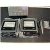 Image 2 : Lot of 1 Pack of 20W RGB LED Flood Lights w/ Smart APP Control - Colour Changing - 2 Lights in box!