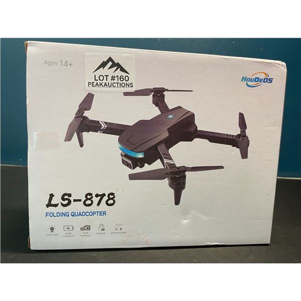 Lot of 1 LS-878 Folding Quadcopter Remote Control Toy Drone