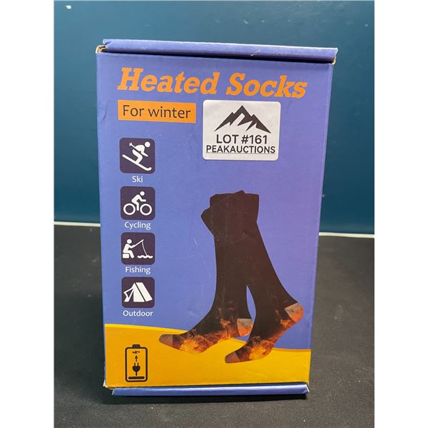 Lot of 1 Pair of Heated Socks w/ Powerbanks