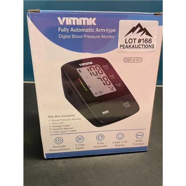 Lot of 1 Fully Automatic Arm-Type Digital Blood Pressure Monitor
